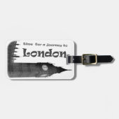 Reis naar Londen Bagagelabel (Voorkant horizontaal)