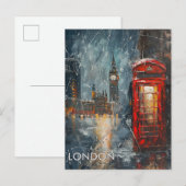 Reis naar Londen Briefkaart (Voorkant / Achterkant)