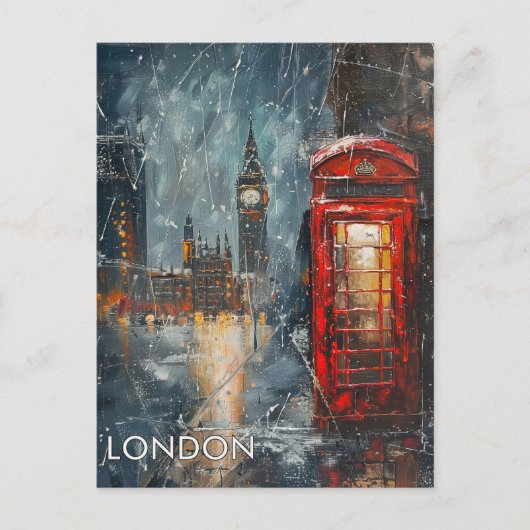 Reis naar Londen Briefkaart (Voorkant)