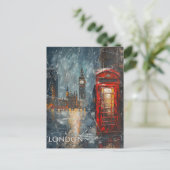 Reis naar Londen Briefkaart (Staand voorkant)
