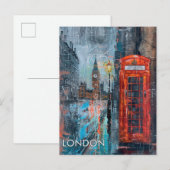 Reis naar Londen Briefkaart (Voorkant / Achterkant)