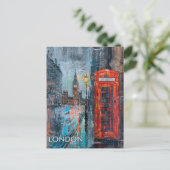 Reis naar Londen Briefkaart (Staand voorkant)