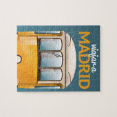 Reis naar Madrid  poster van vakantie Legpuzzel (Horizontaal)