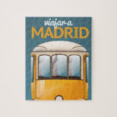 Reis naar Madrid  poster van vakantie Legpuzzel (Verticaal)