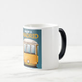 Reis naar Madrid  poster van vakantie Magische Mok (Voorkant rechts)