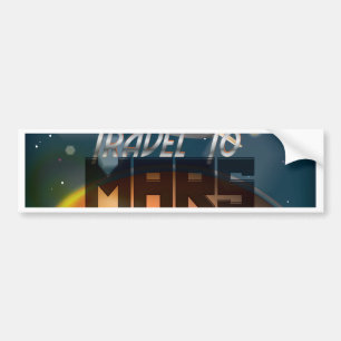 Reis naar Mars Bumpersticker
