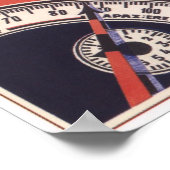 Reis naar Mars door de Sovjet-film Prusakov 1926 Poster (Hoek)