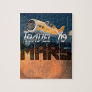 Reis naar Mars Legpuzzel