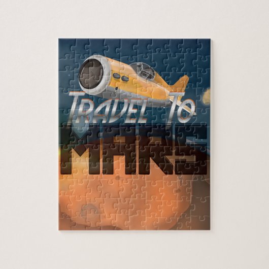 Reis naar Mars Legpuzzel (Verticaal)