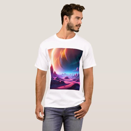 Reis naar Mars T-shirt (Voorkant volledig)