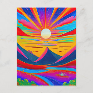 Reis naar Maximalist Mountain Briefkaart