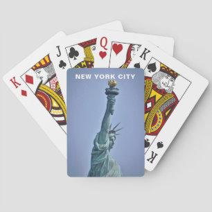 Reis naar New York City Standbeeld van Vrijheid Vi Pokerkaarten