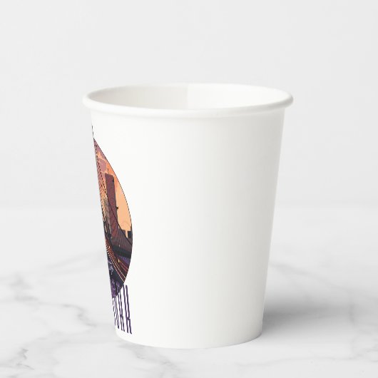 Reis naar New York Papieren Bekers (Links)