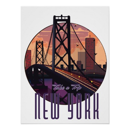 Reis naar New York Perfect Poster (Voorkant)
