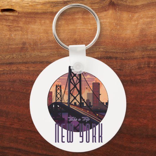 Reis naar New York Sleutelhanger (Voorkant)