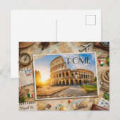 Reis naar Rome – De Eeuwige Stad Briefkaart (Voorkant / Achterkant)