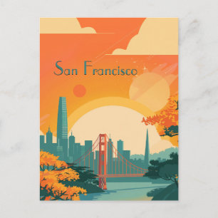 Reis naar San Francisco Briefkaart