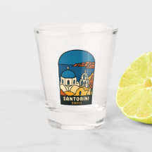 Reis naar Santorini Griekenland Retro Kust