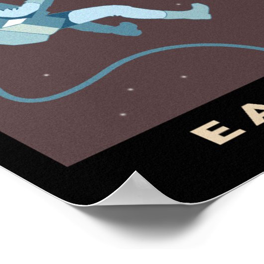 Reis naar Saturnus Poster (Hoek)