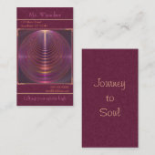 Reis naar Soul Mandala Visitekaartje (Voorkant / Achterkant)