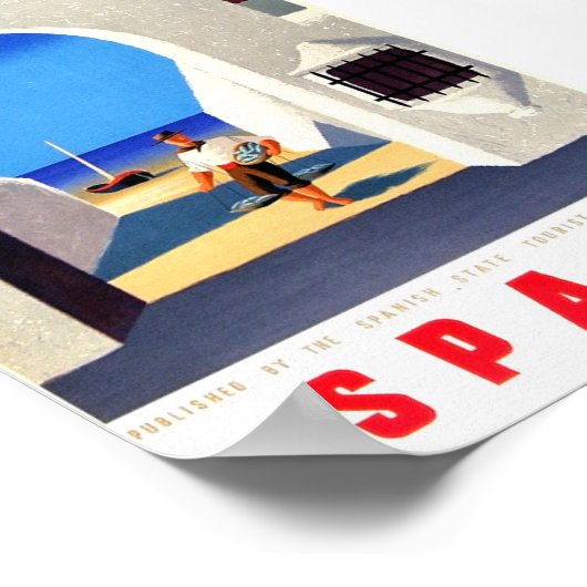Reis naar Spanje - Visserij Poster (Hoek)