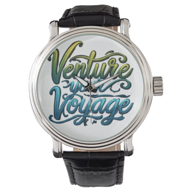 Reis naar Uncharted Horizons Horloge (Voorkant)