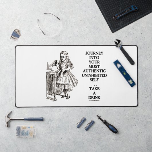 Reis naar uw meest authentieke, ongeremde zelf bureaumat (Werkstation)