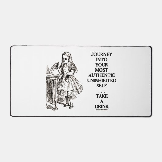 Reis naar uw meest authentieke, ongeremde zelf bureaumat (Voorkant)