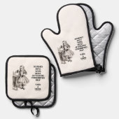 Reis naar uw meest authentieke, ongeremde zelf ovenwant & pannenlap set (Voorkant / Achterkant)