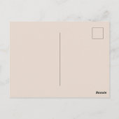 Reis naar vakantieoord briefkaart (Achterkant)