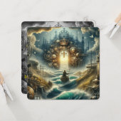 Reis naar Verlichting Kaart (Voorkant / Achterkant in situ)