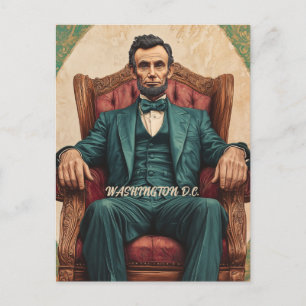 Reis naar Washington D.C. Abraham Lincoln Briefkaart