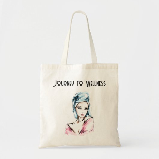 Reis naar Wellness Tote Bag (Voorkant)