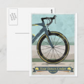 Reis neer onder Fiets Briefkaart (Voorkant / Achterkant)