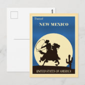 Reis New Mexico Briefkaart (Voorkant / Achterkant)