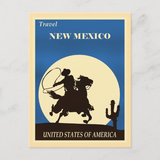 Reis New Mexico Briefkaart (Voorkant)