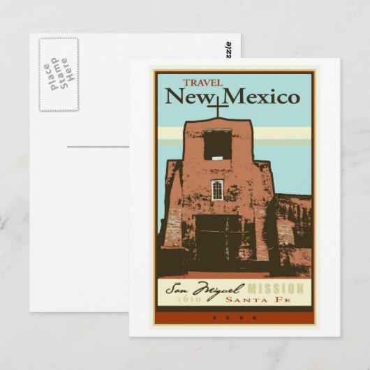 Reis New Mexico Briefkaart (Voorkant / Achterkant)