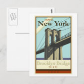 Reis New York Briefkaart (Voorkant / Achterkant)