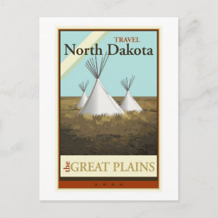 Reis North Dakota Briefkaart