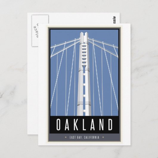 Reis Oakland Briefkaart (Voorkant / Achterkant)