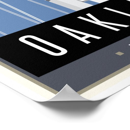 Reis Oakland Poster (Hoek)