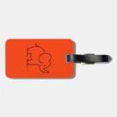 REIS OLIFANT BAGAGELABEL (Achterkant horizontaal)