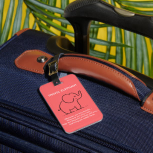 REIS OLIFANT BAGAGELABEL