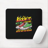 Reis om samen te komen Kickin 'het met de Kins Bla Muismat (Met muis)