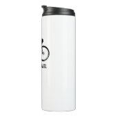 Reis op grindbikepacking thermosbeker (Geroteerd rechts)