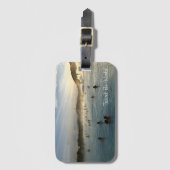 Reis op het Bagagelabel van de wereld - Blauwe lag (Voorkant (verticaal))