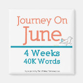 Reis op juni 2" magneet (Voorkant)