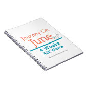 Reis op juni: 4 weken, 40K Notitieboek (Rechterzijde)