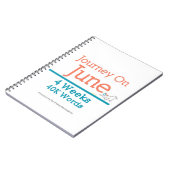 Reis op juni: 4 weken, 40K Notitieboek (Linkerzijde)