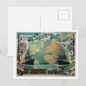  reis over de hele wereld briefkaart (Voorkant / Achterkant)